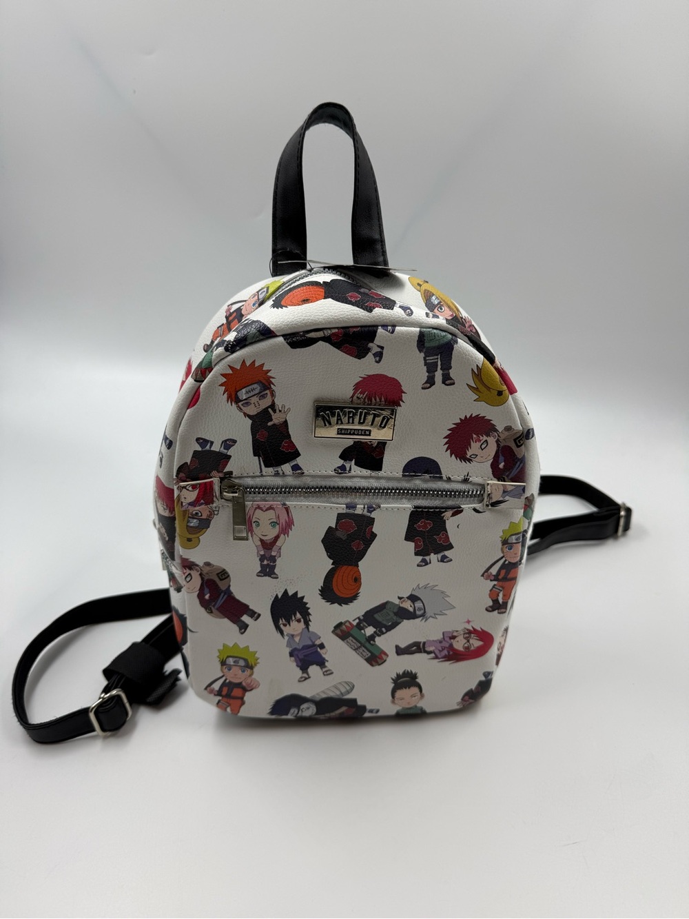 Bioworld Naruto shippuden all over chibi print backpack new!